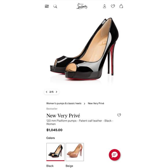 Christian Louboutin New Very Privé 120 mm Platform Pumps sz. 35.5 - Picture 11 of 11